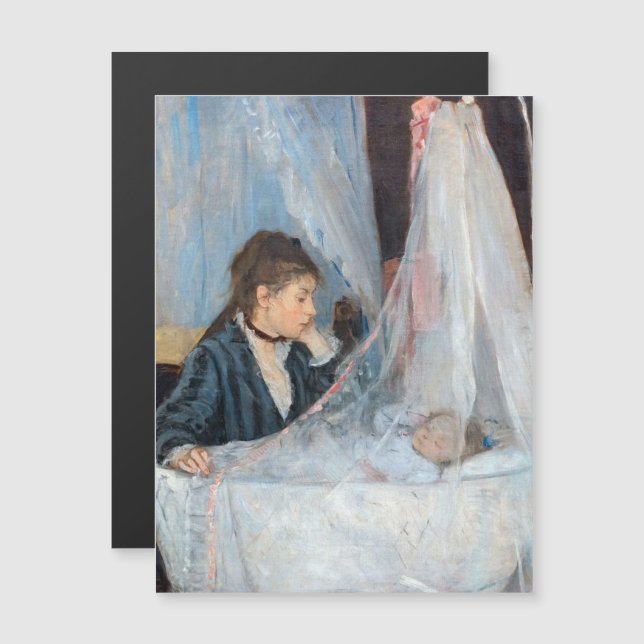 Berthe Morisot - The Cradle Magnetic Card (Front/Back)