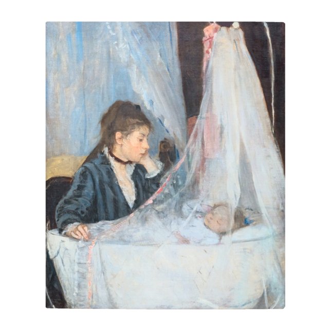 Berthe Morisot - The Cradle Metal Print (Front)