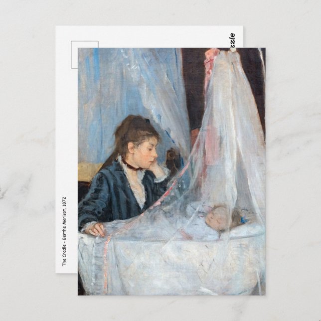 Berthe Morisot - The Cradle Postcard (Front/Back)