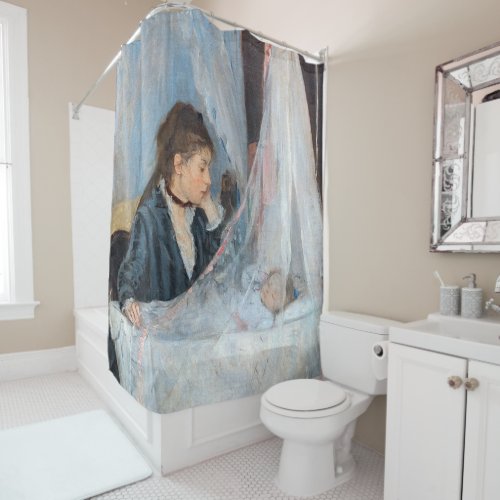 Berthe Morisot _ The Cradle Shower Curtain