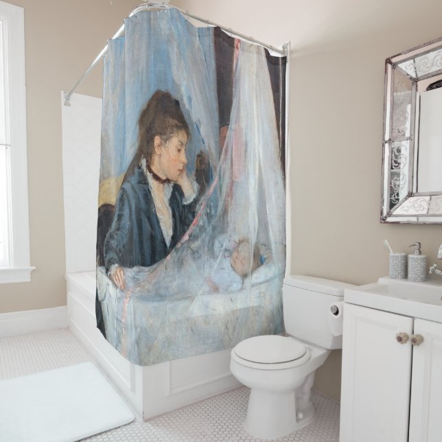 Berthe Morisot - The Cradle Shower Curtain (In Situ)