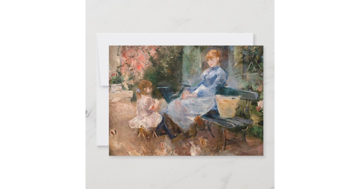 Berthe Morisot - The Fable Invitation | Zazzle