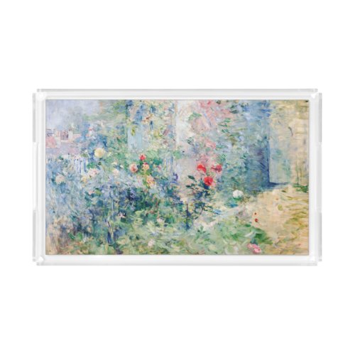 Berthe Morisot _ The Garden at Bougival Acrylic Tray