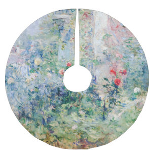 Berthe Morisot - The Garden at Bougival Brushed Polyester Tree Skirt