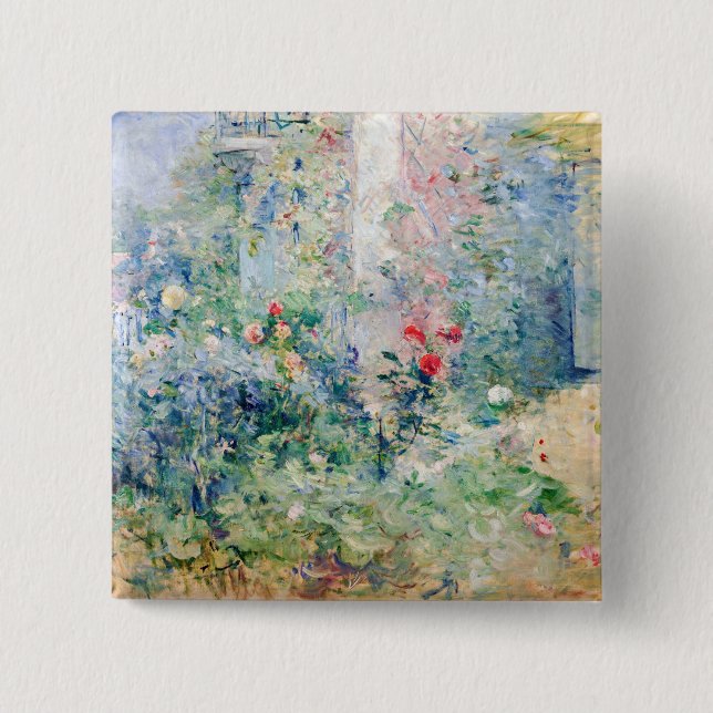 Berthe Morisot - The Garden at Bougival Button (Front)