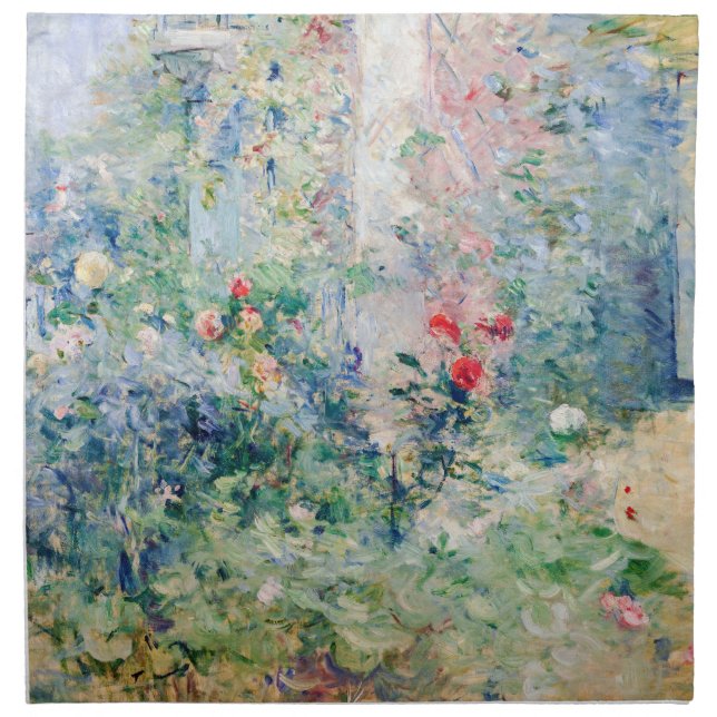 Berthe Morisot - The Garden at Bougival Cloth Napkin (Front)