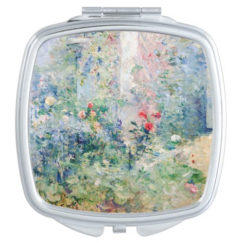 Berthe Morisot _ The Garden at Bougival Compact Mirror