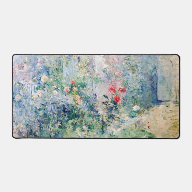 Berthe Morisot - The Garden at Bougival Desk Mat (Front)