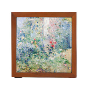Berthe Morisot - The Garden at Bougival Desk Organizer