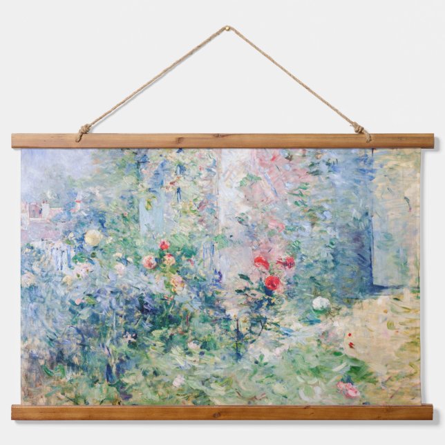 Berthe Morisot - The Garden at Bougival Hanging Tapestry (Front)