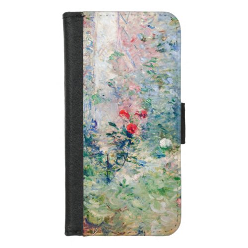 Berthe Morisot _ The Garden at Bougival iPhone 87 Wallet Case