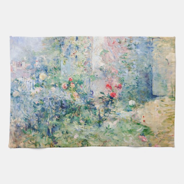 Berthe Morisot - The Garden at Bougival Kitchen Towel (Horizontal)