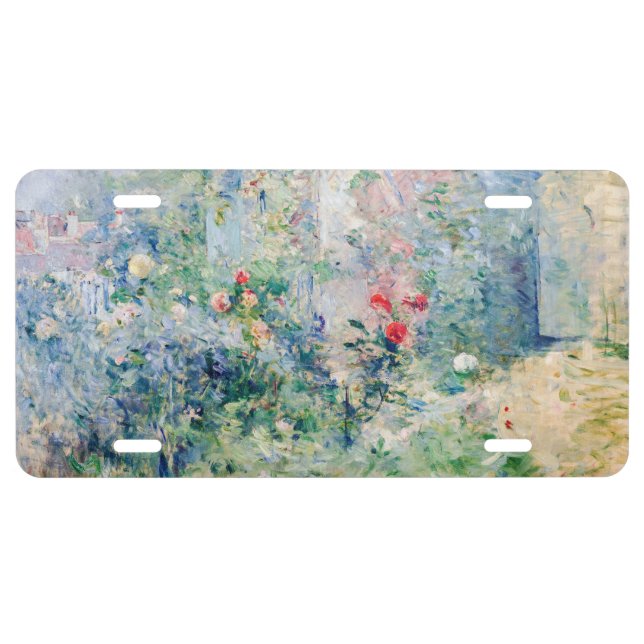 Berthe Morisot - The Garden at Bougival License Plate (Front)