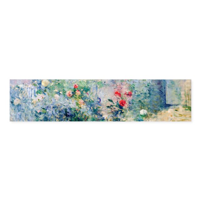 Berthe Morisot - The Garden at Bougival Napkin Bands (Unfolded)