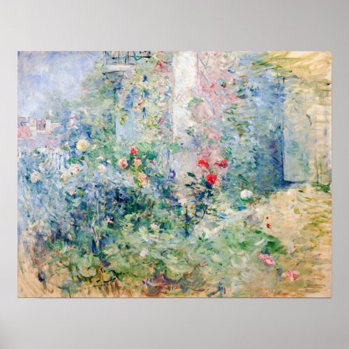 Berthe Morisot _ The Garden at Bougival Poster