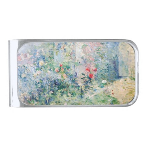 Berthe Morisot _ The Garden at Bougival Silver Finish Money Clip