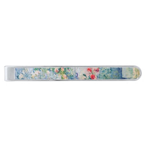 Berthe Morisot _ The Garden at Bougival Silver Finish Tie Bar