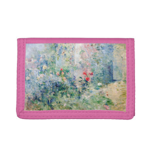 Berthe Morisot - The Garden at Bougival Tri-fold Wallet