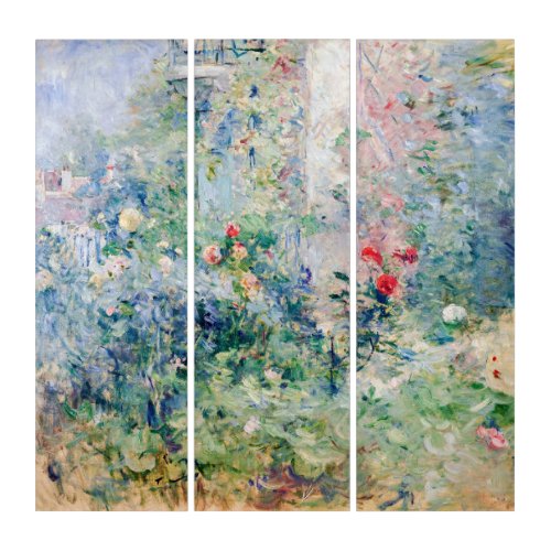 Berthe Morisot _ The Garden at Bougival Triptych