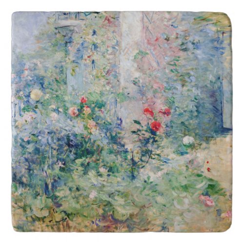 Berthe Morisot _ The Garden at Bougival Trivet