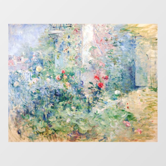 Berthe Morisot - The Garden at Bougival Wall Decal (Front)
