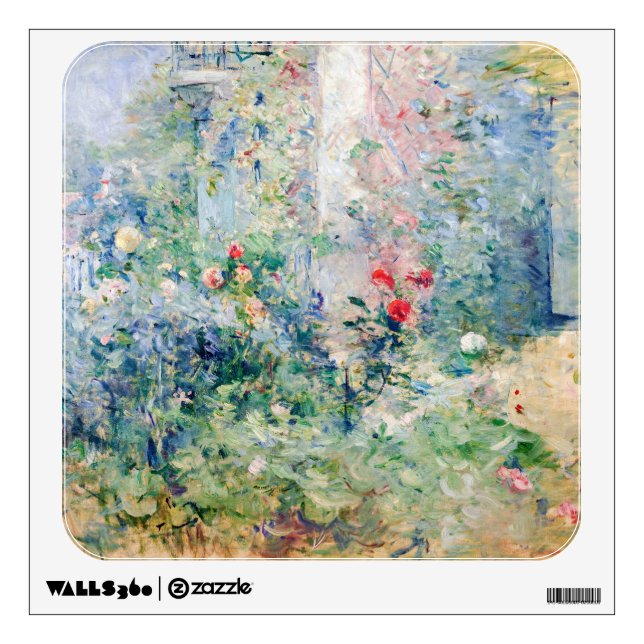 Berthe Morisot - The Garden at Bougival Wall Decal (Front)