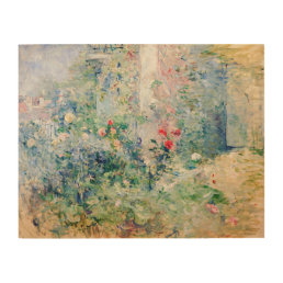 Berthe Morisot - The Garden at Bougival Wood Wall Art