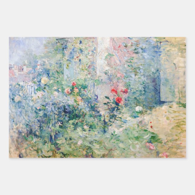 Berthe Morisot - The Garden at Bougival Wrapping Paper Sheets (Front)