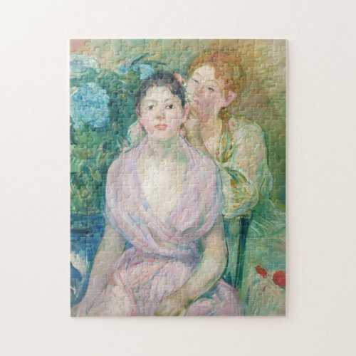 Berthe Morisot _ The Horstensia  The Two Sisters Jigsaw Puzzle