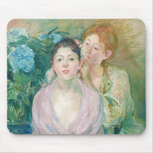 Berthe Morisot _ The Horstensia  The Two Sisters Mouse Pad
