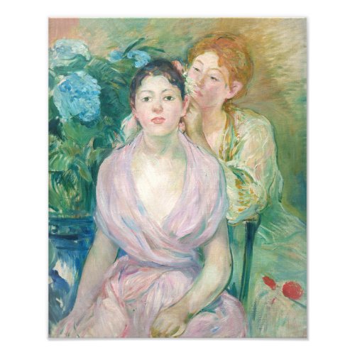Berthe Morisot _ The Horstensia  The Two Sisters Photo Print