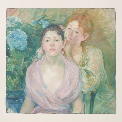 Berthe Morisot _ The Horstensia  The Two Sisters Scarf