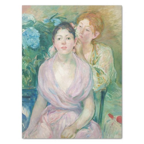Berthe Morisot _ The Horstensia  The Two Sisters Tissue Paper