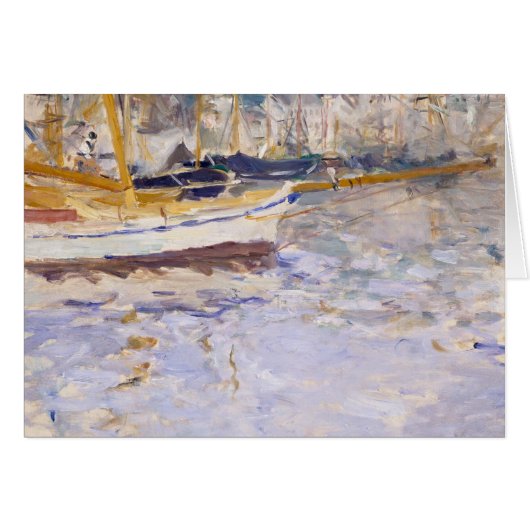 Berthe Morisot - The Port of Nice Cards (Front Horizontal)