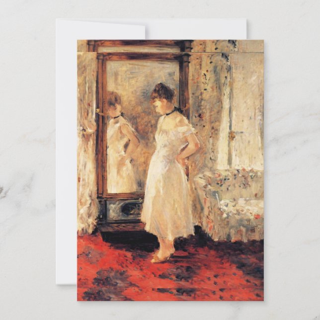 Berthe Morisot - The Psyche Mirror Invitation (Front)