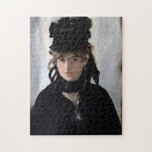 Berthe Morisot With a Bouquet of Violets, Manet Jigsaw Puzzle