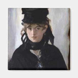 Berthe Morisot With a Bouquet of Violets, Manet Magnet