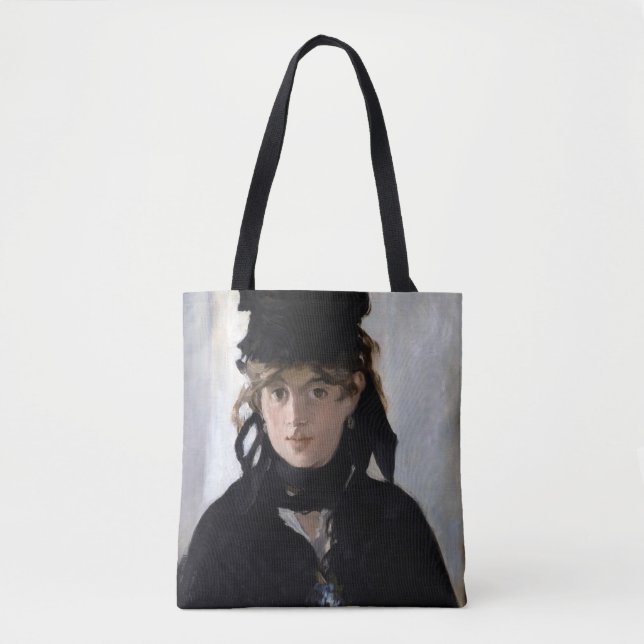 Berthe Morisot With a Bouquet of Violets, Manet Tote Bag (Front)