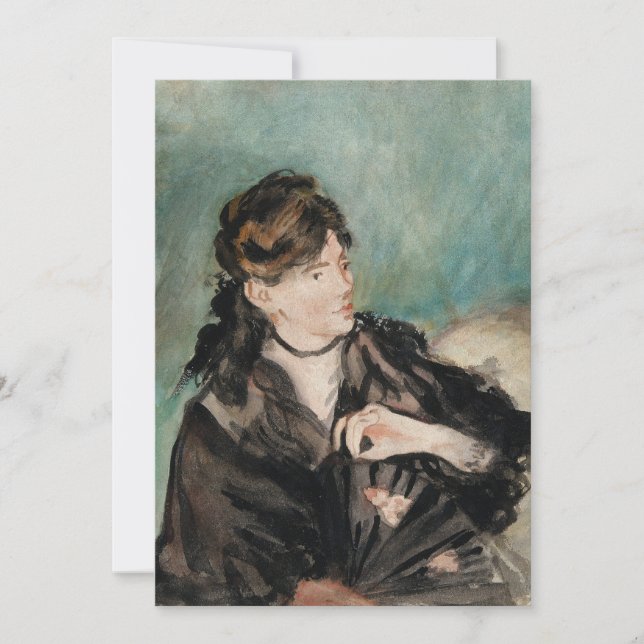 Berthe Morisot with a Fan | Édouard Manet (Front)