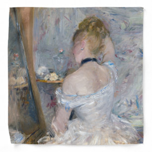 Berthe Morisot - Woman at Her Toilette Bandana