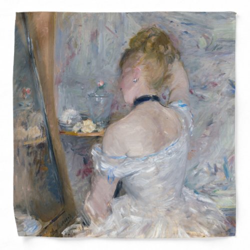 Berthe Morisot _ Woman at Her Toilette Bandana
