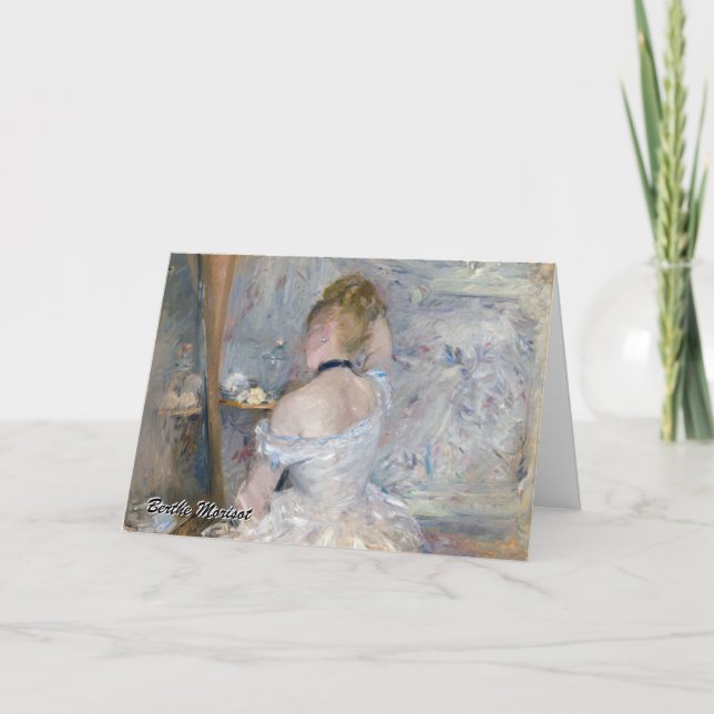 Berthe Morisot - Woman at Her Toilette Card (Front)