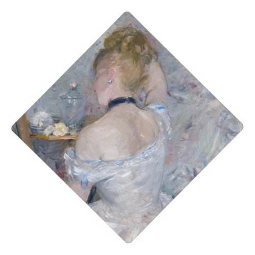 Berthe Morisot _ Woman at Her Toilette Graduation Cap Topper