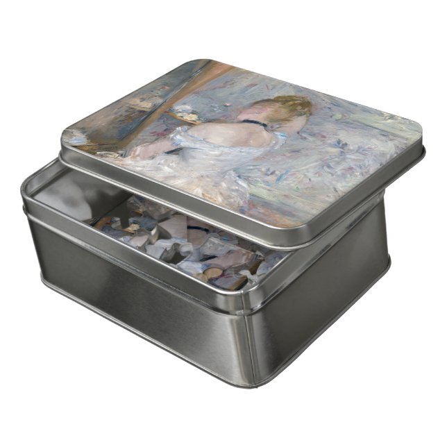 Berthe Morisot - Woman at Her Toilette Jigsaw Puzzle (Lid Open)