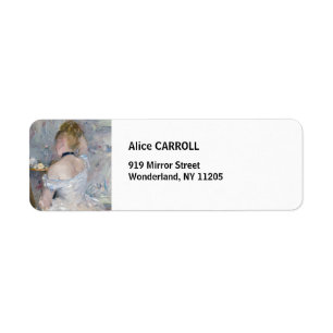 Berthe Morisot - Woman at Her Toilette Label