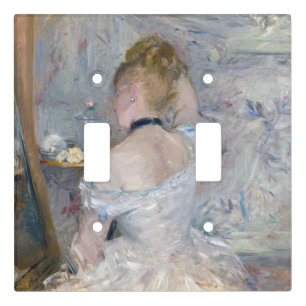 Berthe Morisot - Woman at Her Toilette Light Switch Cover