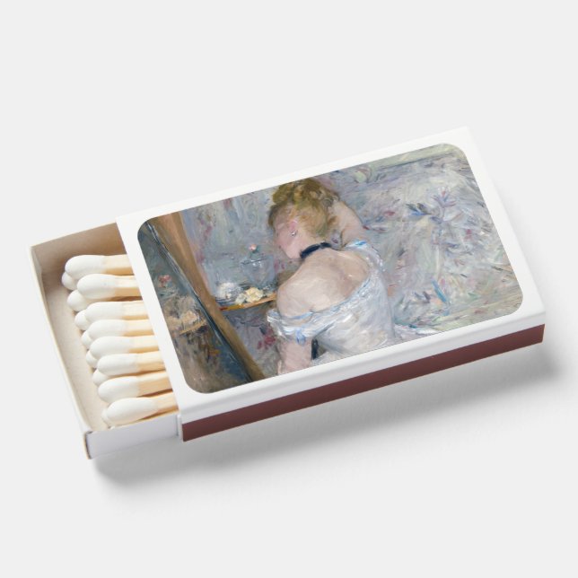 Berthe Morisot - Woman at Her Toilette Matchboxes (Front Open)