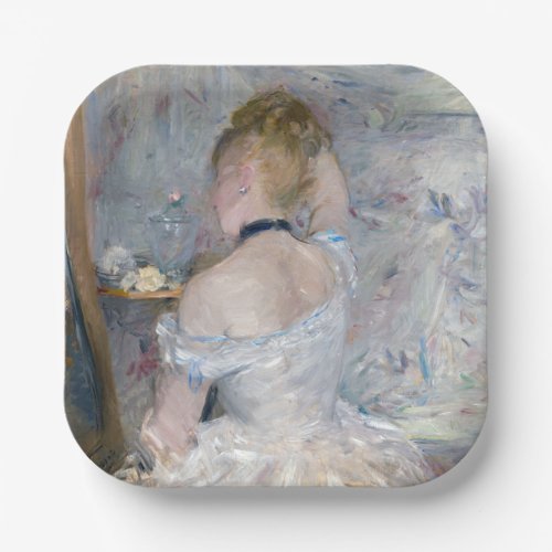 Berthe Morisot _ Woman at Her Toilette Paper Plates