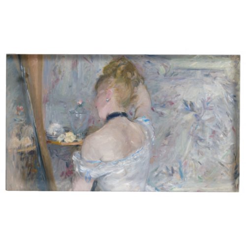 Berthe Morisot _ Woman at Her Toilette Place Card Holder