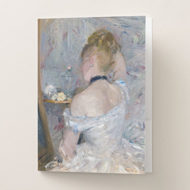Berthe Morisot - Woman at Her Toilette Pocket Folder (Front)